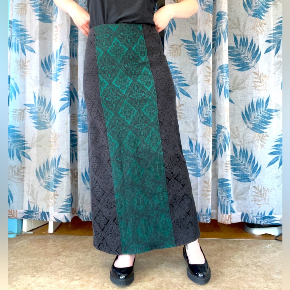 Jacquard maxi skirt - Morbid Threads